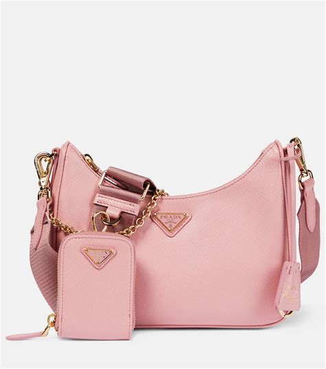 prada sac rose|Prada cahier bag.